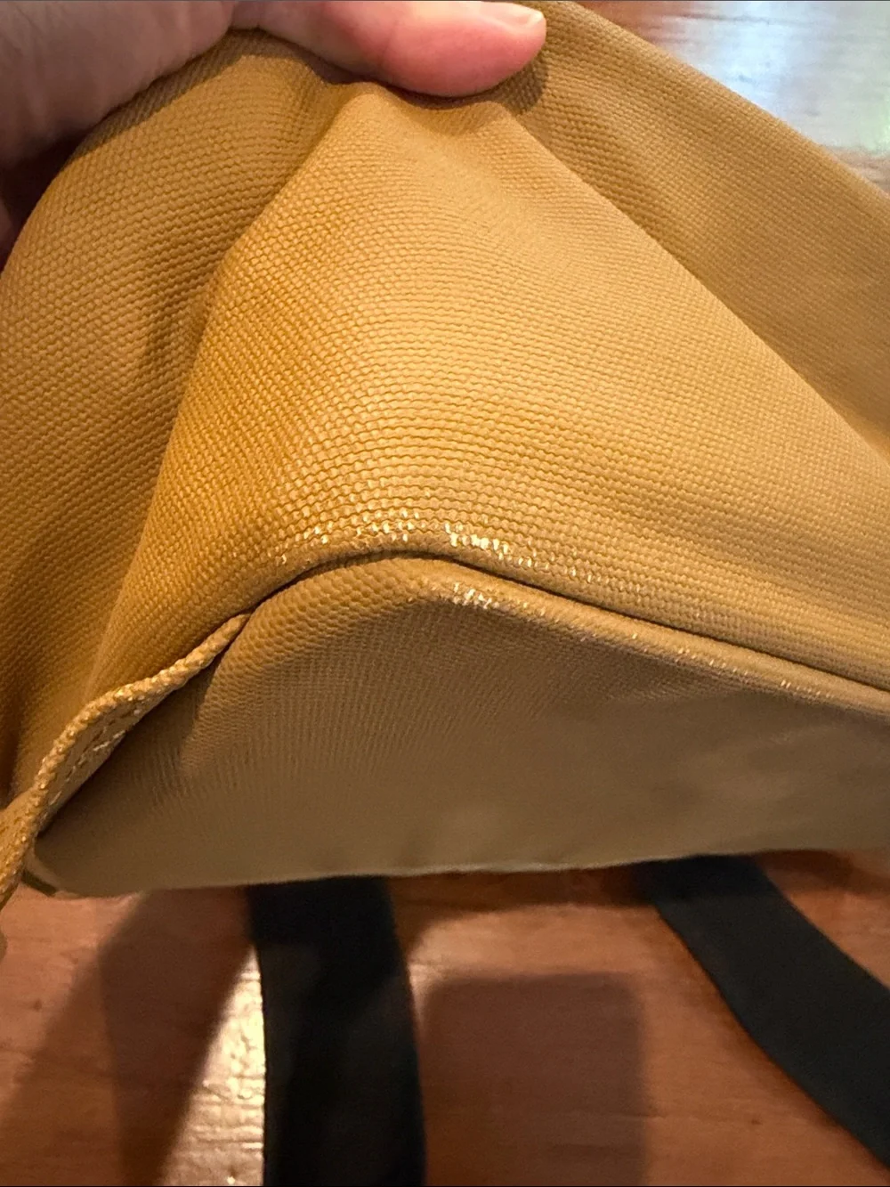 Petunia Pickle Bottom Axis Backpack in Cream and Mustard Two-Tone